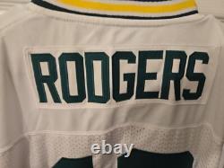 AARON RODGERS USA NIKE ON FIELD size 52 NFL Jersey Green Bay Packers MVP