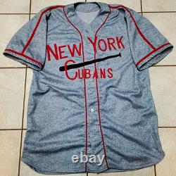 AIS New York Mets / Cubans #44 Baseball Jersey Size 46 Gray Red Jason Bay Issued