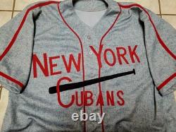 AIS New York Mets / Cubans #44 Baseball Jersey Size 46 Gray Red Jason Bay Issued