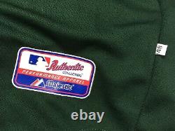 ALEX COLOME 49 Tampa Bay Devil Rays Green Game Issue Baseball Jersey 48 Majestic