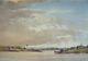 Arnold Nelson Andersonlisted Nj/casco Bay Maine Watercolor Harbor Scene 1933