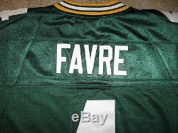 AUTHENTIC REEBOK Brett FAVRE Green Bay PACKERS THROWBACK Jersey-Size 52 $229