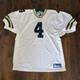 Authentic Reebok Green Bay Packers Brett Favre #4 Nfl Jersey White Men's Size 56