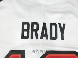 AUTHENTIC Tom Brady Tampa Bay Buccaneers Vapor Super Bowl LV 55 Jersey White