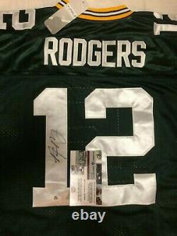 Aaron RODGER Green Bay Packers Autographed Jersey Brand New With Tags, size 48/M