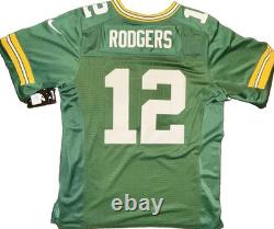 Aaron Rodgers #12 Green Bay Packers NFL Nike On Field Stitched Jersey Sz 48 NWT