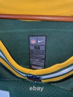 Aaron Rodgers #12 Green Bay Packers Nike On-Field Road Jersey Std. Fit Size 56