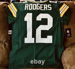 Aaron Rodgers 2018 Packers authentic Nike Elite game model green jersey NEW TAGS
