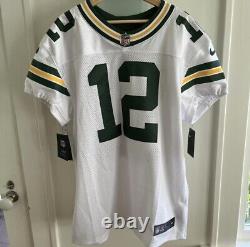 Aaron Rodgers Authentic Green Bay Packers Nike Elite Jersey Size 48