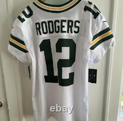 Aaron Rodgers Authentic Green Bay Packers Nike Elite Jersey Size 48