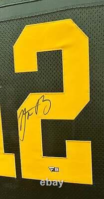 Aaron Rodgers Framed Signed Jersey Fanatics Autographed Green Bay Packers