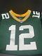 Aaron Rodgers Green Bay Packers Authentic Home Green Nike Elite Jersey Sz 56