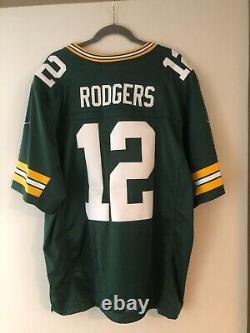 Aaron Rodgers Green Bay Packers Limited Sewn Stitched Home Jersey Nike NWT XL