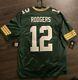 Aaron Rodgers Green Bay Packers Nfl Jersey Large Nike Football 100% Authentic