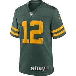 Aaron Rodgers Green Bay Packers Nike Alternate Game Player Jersey Men's #12 New