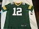 Aaron Rodgers Green Bay Packers Nike Elite Authentic On-field Green Jersey 48