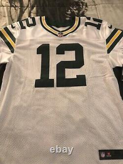 Aaron Rodgers Green Bay Packers Nike Elite Jersey White