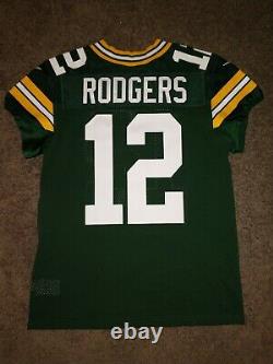 Aaron Rodgers Green Bay Packers Nike On Field Vapor Elite Jersey Size 40