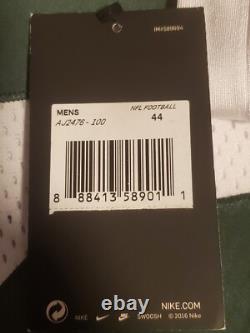 Aaron Rodgers Nike Authentic Green Bay Packers Jersey Size 44 New With Tags