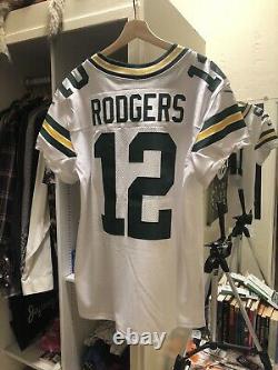 Aaron Rodgers Nike Elite Authentic Green Bay Packers Jersey Size 44