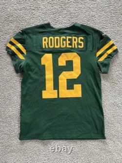 Aaron Rodgers Nike Elite NFL Jersey Green Bay Packers 50s CLASSIC MVP Size 48 L