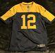 Aaron Rodgers Nike Limited Green Bay Packers Jersey Throwback Size L