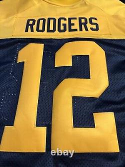 Aaron Rodgers Nike Limited Green Bay Packers Jersey Throwback Size L