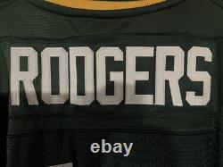 Aaron Rodgers Nike On Field Green Bay Packers Jersey Size 48 NWT Stitched