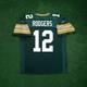 Aaron Rodgers Reebok Green Bay Packers Nfl Authentic On-field Eqt Home Jersey