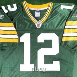 Aaron Rodgers Reebok Green Bay Packers NFL Authentic On-Field EQT Home Jersey