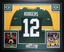 Aaron Rodgers framed jersey Green Bay Packers