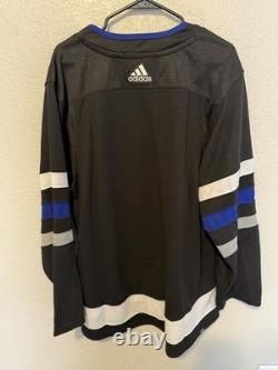 Adidas Authentic PrimeGreen Tampa Bay Lightning Third Black Jersey Size 54 NWT
