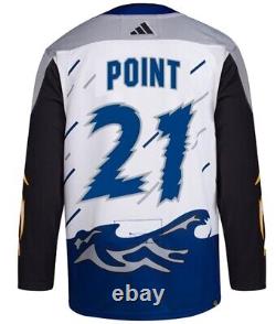 Adidas Brayden Point #21 Tampa Bay Lightning 2022 Reverse Retro Mens Jersey