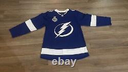 Adidas Climalite Tampa Bay Lighting Jersey Size 52 Blank (with 2020 Cup badge)