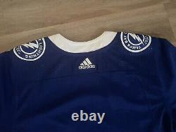 Adidas Climalite Tampa Bay Lighting Jersey Size 52 Blank (with 2020 Cup badge)