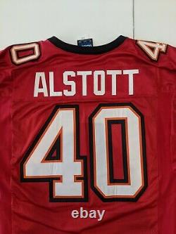 Adidas MIKE ALSTOTT #40 Tampa Bay Buccaneers Authentic Jersey Sz 46. All Sewn