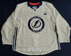 Adidas MiC Tampa Bay Lightning Authentic Practice Jersey Size 56 Made In Canada
