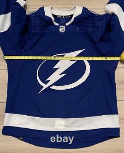 Adidas MiC Tampa Bay Lightning Team Issue Primegreen Authentic Jersey Size 54