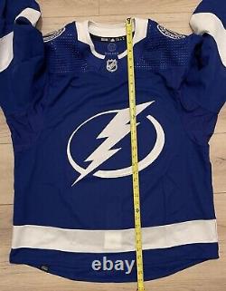 Adidas MiC Tampa Bay Lightning Team Issue Primegreen Authentic Jersey Size 54