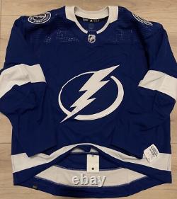 Adidas MiC Tampa Bay Lightning Team Issue Primegreen Authentic Jersey Size 60