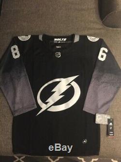 Adidas NHL Official Licensed Jersey Tampa Bay Lightning #86 Kucherov, size 50