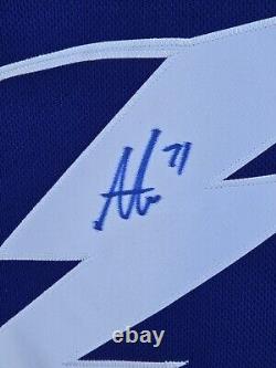 Adidas NHL Tampa Bay Lightning Jersey Size 54 Autographed Anthony Cirelli #71