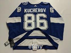 Adidas Nikita Kucherov Tampa Bay Lightning Jersey Size 54 XL