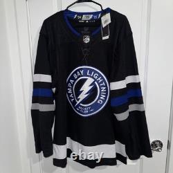 Adidas Primegreen Tampa Bay Lightning Hockey Club Alternate Authentic Jersey NEW