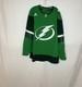 Adidas Primegreen Tampa Bay Lightning St. Patrick's Day Hockey Jersey Size 54