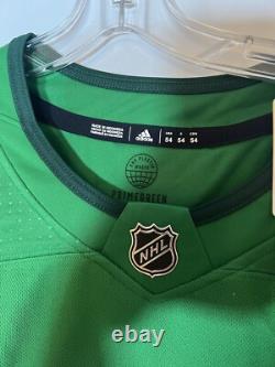 Adidas Primegreen Tampa Bay Lightning St. Patrick's Day Hockey Jersey Size 54
