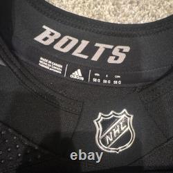 Adidas Tampa Bay Lightning Blank Black Alternate Jersey NHL Hockey 58G