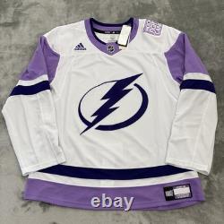 Adidas Tampa Bay Lightning Hockey Jersey Fights Cancer Jersey Size 54 Primegreen