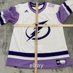Adidas Tampa Bay Lightning Hockey Jersey Fights Cancer Jersey Size 54 Primegreen