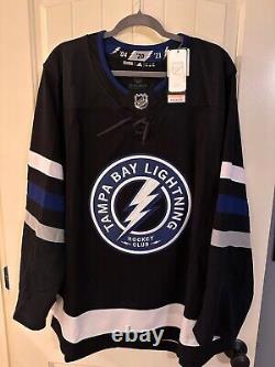 Adidas Tampa Bay Lightning Home NHL Authentic Jersey NWT Size 54 XL PRIMEGREEN